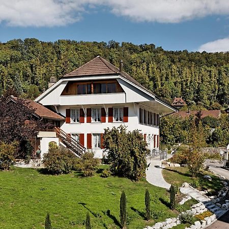 Ferienwohnungen Hotel Eden Spiez Exterior foto