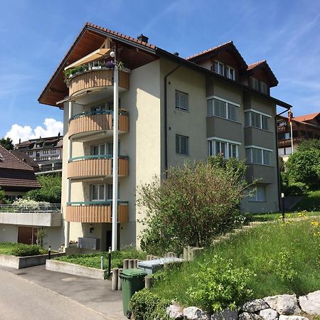 Ferienwohnungen Hotel Eden Spiez Exterior foto