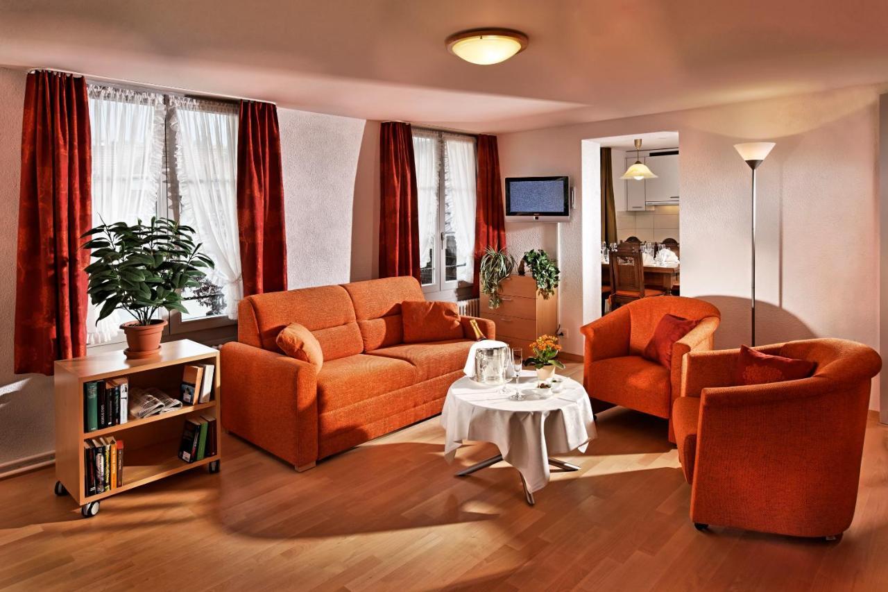 Ferienwohnungen Hotel Eden Spiez Exterior foto
